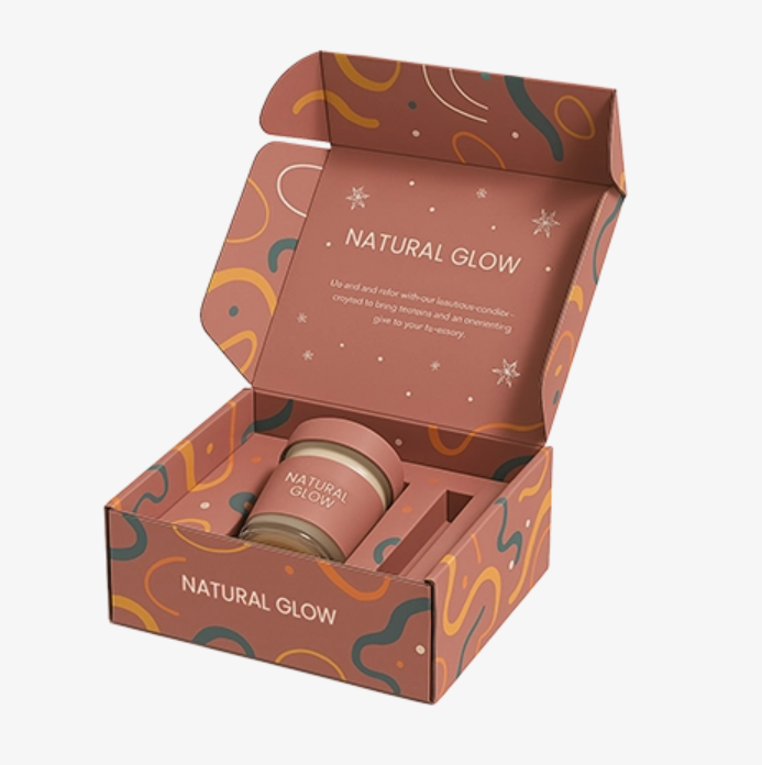 Custom branded mailer box for ecommerce skincare brands
