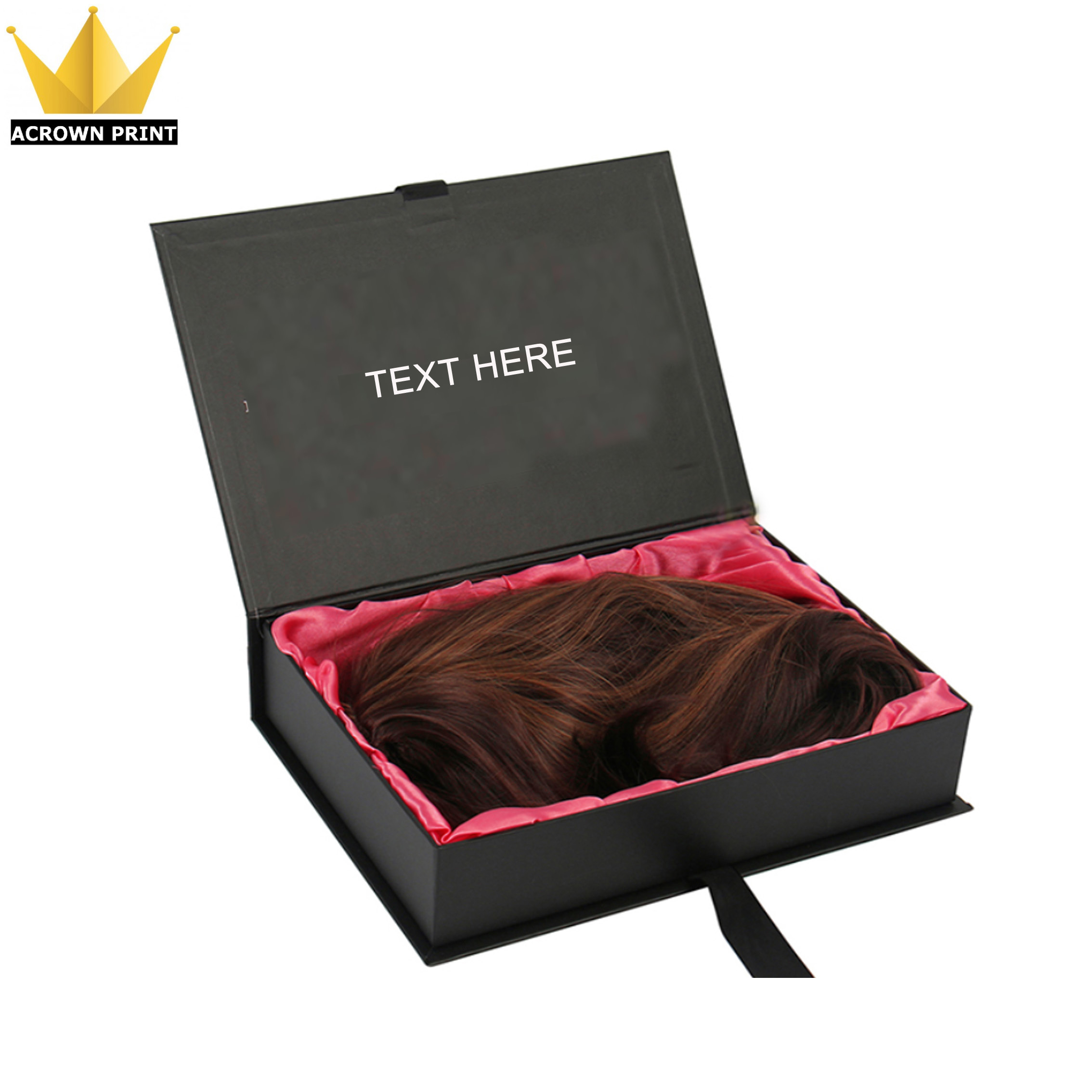 Luxury Wig Boxes with Anti-Static Protection | Custom Printed