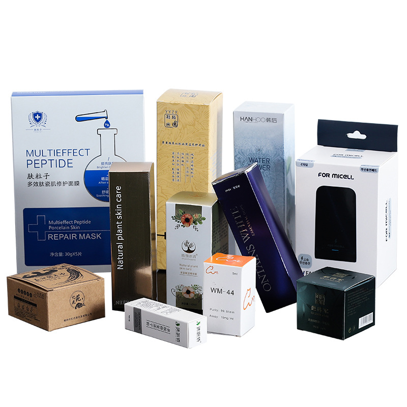 FSC Recycled Paperboard Cosmetic Packaging Folding Boxes