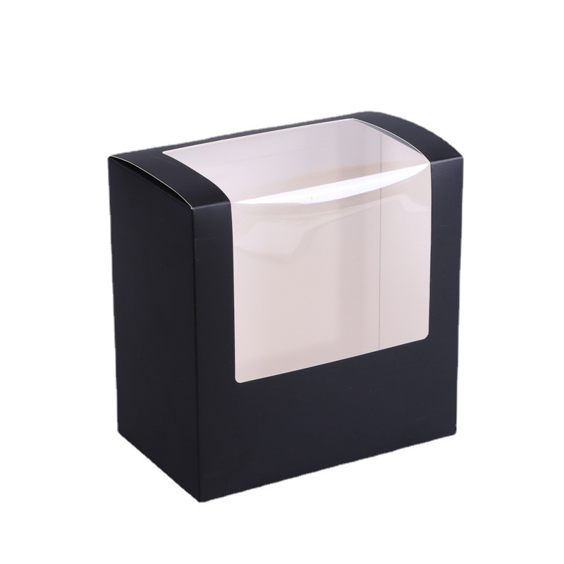 Eco Kraft Paper Boxes with clear PVC window