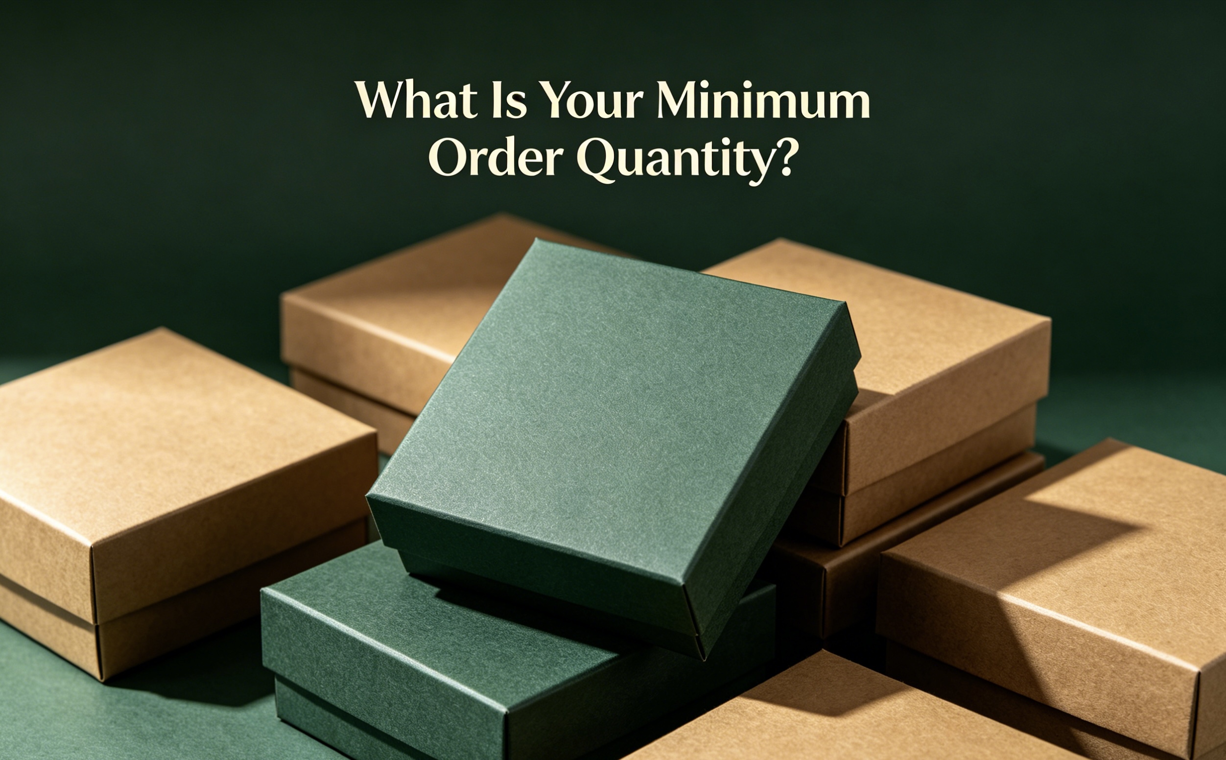 MOQ Custom Packaging Orders